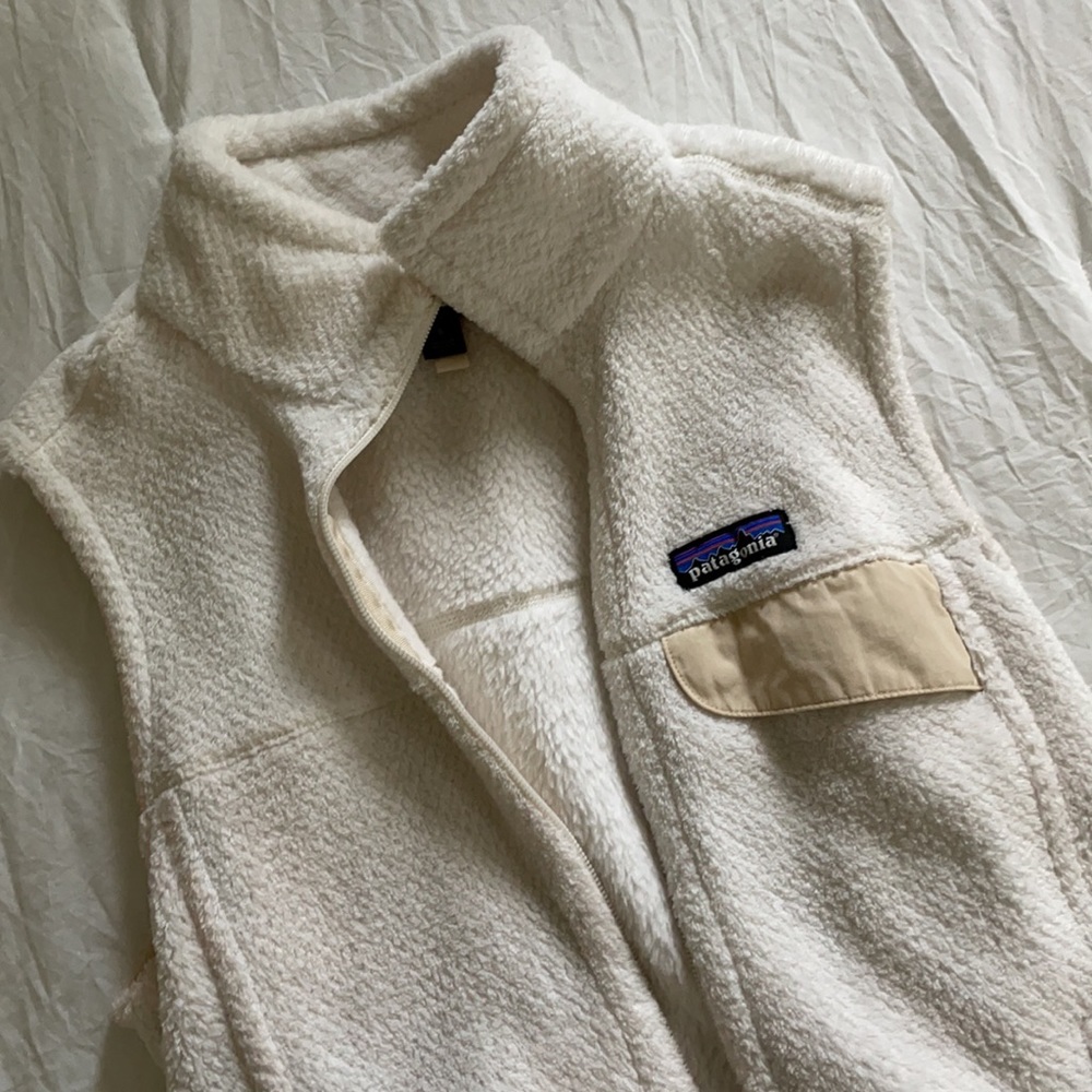 Patagonia White Vest Small - Picture 2 of 2